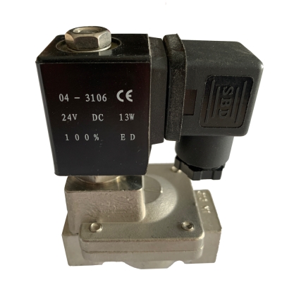 2/2-Wege Magnetventil 1/2", 24 Volt DC, 0,5 - 16 bar, Edelstahl